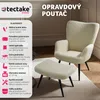 tectake® Sessel Hygge polstrovaný Náhled obrázku produktu 3