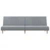 rozkladacia pohovka vidaXL Light Grey Fabric Náhľad obrázku produktu 4