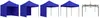 Ekspand | Faltpavillon 3x3m - Blau - Robustes Partyzelt - Produktbild-Vorschau 5
