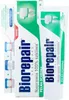 A product shot of Biorepair toothpaste packaging, showing both the box and the tube. Produktbild-Vorschau