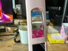 Vouwbare bureaulamp, nachtlamp, klok met LED-display, roze Productafbeelding-voorbeeld 8