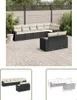 The Living Store 8-tlg. Garten-Sofagarnitur mit Kissen Produktbild-Vorschau 1