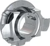 A close-up, studio shot of a metal automotive lamp socket. Náhled obrázku produktu