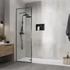 LuxeBath Wandnische aus Edelstahl, 20x30x10 cm, Schwarz, Produktbild-Vorschau 7