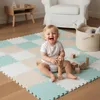 27 Teile Spielmatte Baby Puzzlematte 30x30 Krabbelmatte Produktbild-Vorschau 2