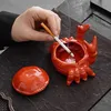 Aschenbecher für Draussen, Aschenbecher mit Deckel, Mit Produktbild-Vorschau 4