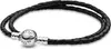 Pandora Lederarmband 35cm, zweifach gewickelt, Produktbild-Vorschau 1