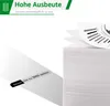 A stack of paper with charts on top, and a label indicating page count. Produktbild-Vorschau