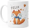 Namenstasse für Kinder personalisierte Kaffee-Tasse mit Produktbild-Vorschau 2