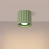 Plafond AURA 1 salbei GU10 1xGU10 10W Aluminium 10x10x10cm Produktbild-Vorschau 2