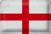 Blechschild Flagge England 30x20cm Flag of England Vintage Produktbild-Vorschau 1