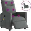 vidaXL Massagesessel Elektrisch Dunkelgrau Stoff Produktbild-Vorschau 8