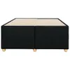 vidaXL Bettgestell ohne Matratze Schwarz 120x200 cm Stoff Produktbild-Vorschau 4