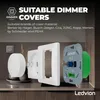 Ledvion LED Dimmer Schalter 250W 240V weiß Abdeckrahmen Produktbild-Vorschau 5