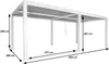 Pergola HWC-L46, zahradní pavilon z lamelového roštu, Náhled obrázku produktu 9