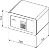 Dometic Hoteltresor ProSafe MD283 - Hotelsafe, Möbeltresor Produktbild-Vorschau 3