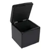 Tabouret Tabouret de rangement Onex, avec couvercle, cuir + Voir les images du produit 5