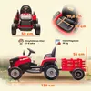 AIYAPLAY Elektrischer Kinder Traktor 3-Gang mit Anhänger, 2 Produktbild-Vorschau 3
