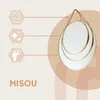 MISOU Spiegel Set von 3 Rund Gold Metall Wandspiegel Produktbild-Vorschau 6