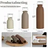 Keramik-Vasen-Set, 3-teilig, matt, warme Farben, 3 Höhen Productafbeelding-voorbeeld