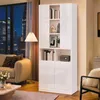 Flieks Hochschrank mit Acryl Sichtfenster, LED Beleuchtung, Produktbild-Vorschau 3