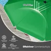 Sekey Sonnenschirm Rund Ø 180 cm Terrassen Gartenschirm Produktbild-Vorschau 4