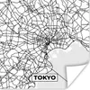 MuchoWow® Poster Karte - Tokio - Stadtplan - Schwarz und Produktbild-Vorschau 1