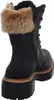A black boot with a brown fur lining is shown from the back. Anteprima dell’immagine prodotto