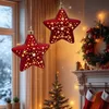 Étoile de Noël en verre rouge à suspendre avec 10 LED - 15 Voir les images du produit 5