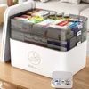 Duża skrzynka do przechowywania leków z przegródkami, Podgląd zdjęcia produktu 6