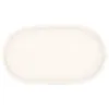 A plain white oval dish on a white background. Podgląd zdjęcia produktu