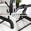 Vilde | Kledingrek, dubbel - 110x45x152 cm - Zwart - Metaal Productafbeelding-voorbeeld 4