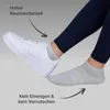 Sneakersocken ohne Naht Uni Kurzsocken Baumwolle Herren Produktbild-Vorschau 2