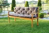 4L Textil Gartenbankauflage Sitzkissen und Rückenkissen Produktbild-Vorschau 2