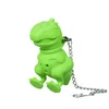 Niedliches Tee-Ei - T-Rex grün - aus Silikon (BPA-frei) für Produktbild-Vorschau 1