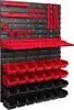 A wall-mounted storage system with multiple bins and shelves. Anteprima dell’immagine prodotto