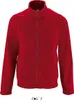 SOLs 02093 | Herren Plain Fleece Jacket Norman - Farbe: Red Produktbild-Vorschau 1