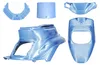 Kit carenatura Hawaii blu 5 pezzi per MBK Booster -2004, Anteprima dell’immagine prodotto 1
