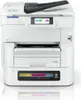 A white Epson WorkForce Pro printer is shown from the front against a white background. Voir les images du produit