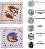 Handtuch magisch 30x30cm Baumwolle Tiere 8-fach Produktbild-Vorschau 6