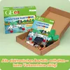 A science kit for children, showing the box, the contents of the box, and a manual. Náhled obrázku produktu