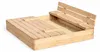 Aga Kinder Holzsandkasten 120x120 cm Produktbild-Vorschau 4