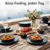 PURE LIVING Geschirrset Ibiza aus Steingut, 24-tlg., für 6 Produktbild-Vorschau 2