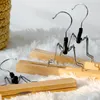 SEVICO HOLZKLEIDERBÜGEL Hosenklemmbügel Kleiderbügel Set Produktbild-Vorschau 3