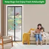 Magnetická sieť proti komárom 140 x 210 cm pre balkónové Náhľad obrázku produktu 5