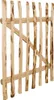 A wooden garden gate made of hazelnut wood. Produktbild-Vorschau