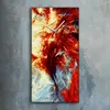 Wanduhr Leinwand Bild Uhr Geräuschlos 30x60 Kunst Abstrakte Produktbild-Vorschau 2
