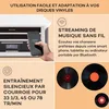 Auna Platine Vinyle Bluetooth, Tourne Disque Vinyle CD & Voir les images du produit 4