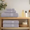 vidaXL Asciugamani per ospiti FROGN 10 pz. Grigio 30x50 cm Anteprima dell’immagine prodotto 2