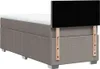 Boxspringbett mit Matratze Taupe 100x200 cm Stoff, Produktbild-Vorschau 6